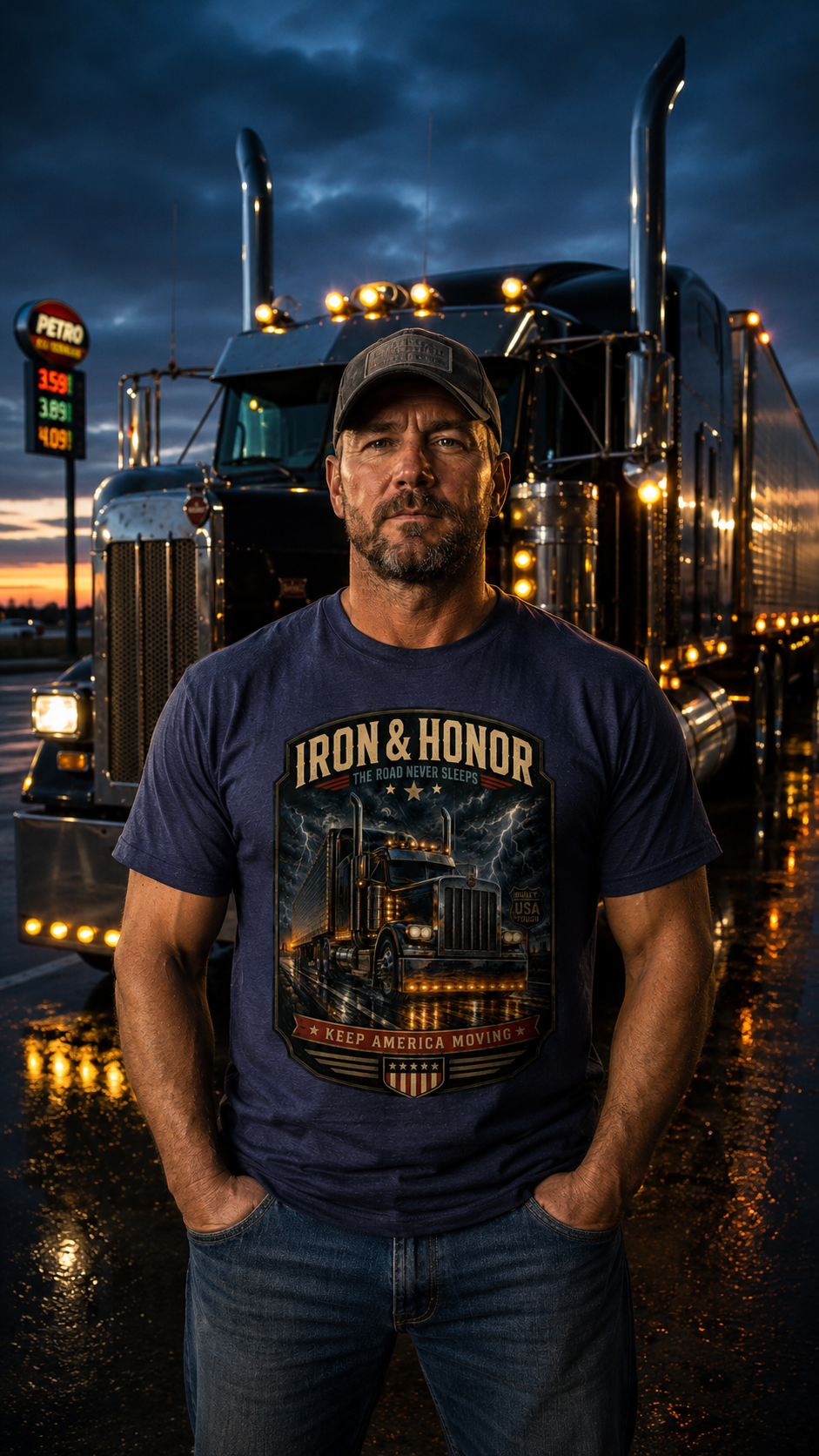 Truck Driver T-Shirt | Delivering America