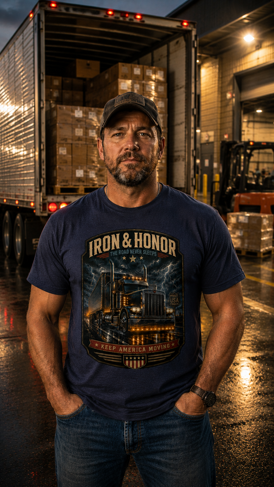 Truck Driver T-Shirt | Delivering America