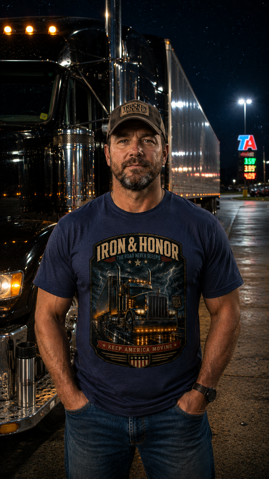 Truck Driver T-Shirt | Delivering America